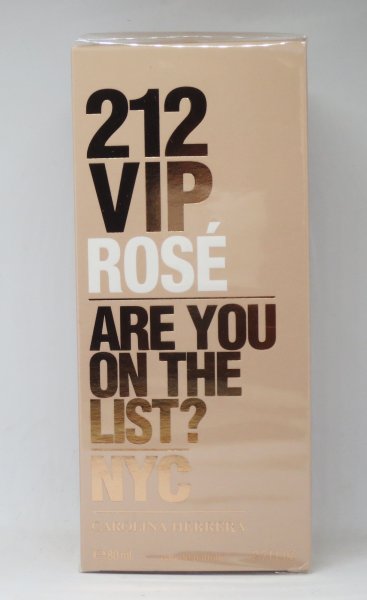 Carolina Herrera - 212 VIP Rosé are you on the list NYC Eau de Parfum Spray 80 ml- Neu- OvP-